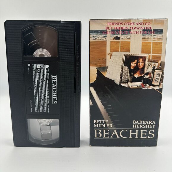 Beaches VHS 1989 Bette Midler Barbara Hershey Drama Movie - Picture 3 of 3